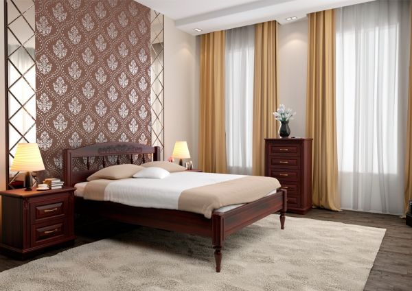 Кровать DreamLine Флоренция 1 (Бук)